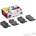 تصویر  لنت ترمز دیسکی عقب پژو 206 صندوقدار V8 برند عظام