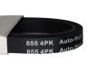 تصویر  تسمه دینام پژو 405 SLX موتور TU5 مدل 4 شیاره (4PK- 855) برند بس کیو (BesQ)