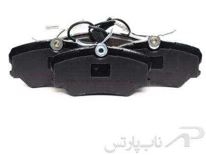 تصویر  لنت ترمز جلو پژو 405 مدل کالیپر 54 میلی‌متری (کوچک) برند آی آر امکو IREMCO