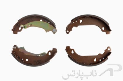 تصویر  لنت ترمز کفشکی عقب پژو 206 صندوقدار  V20 برند بس کیو (BesQ)