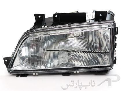 تصویر  چراغ جلو با لنز PC(طلق) سمت چپ پژو 405 برند مدرن
