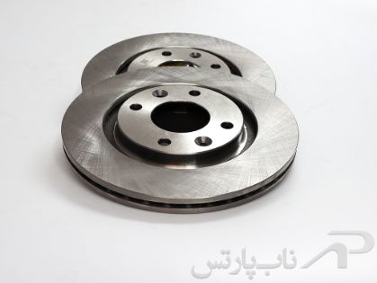 تصویر  دیسک ترمز چرخ جلو پژو 405 دو عددی برند عظام