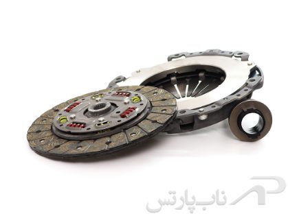 تصویر  دیسک و صفحه کلاچ (کیت کلاچ) تیبا سوپر پاور با قطر 215mm برند عظام