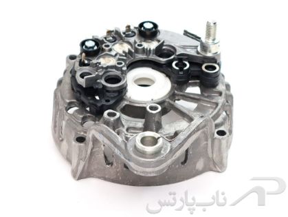 تصویر  دیود دینام (رکتی فایر) و براکت پشت دینام پراید 111 مدل 90 آمپر برند عظام