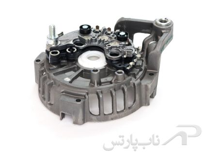 تصویر  دیود دینام (رکتی فایر) و براکت پشت دینام پژو پارس موتور XU7 / XU7P برند عظام