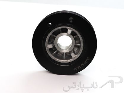 تصویر  پولی سر میل لنگ پژو پارس موتور XU7 / XU7P برند عظام