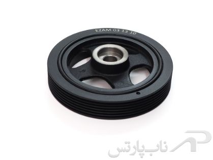 تصویر  پولی سر میل لنگ سمند LX موتور EF7 برند عظام