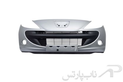 تصویر  پوسته سپر جلو با شبکه (توری) نقره ای 7958 پژو 207 برند کروز