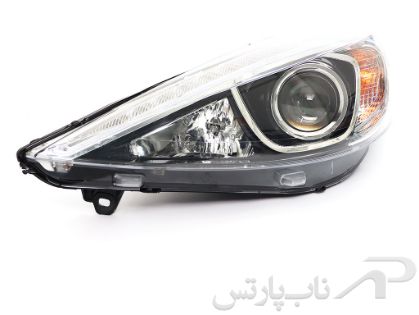 تصویر  چراغ جلو موتوردار سمت چپ پژو 207 برند کروز