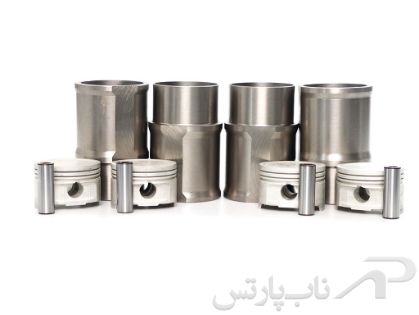 تصویر   پیستون گرید B سایز استاندارد با بوش و گژن پین موتور TU3-JPL4 پژو 206 صندوقدار (چهارعددی) برند عظام