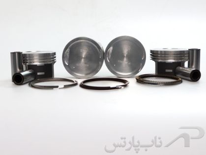 تصویر  پیستون سایز استاندارد با ملحقات کامل (رینگ برند TP) سایپا 151 پلاس یورو 4 (چهارعددی) برند عظام