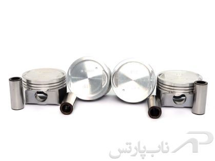 تصویر  پیستون سایز استاندارد با گژن پین پراید 111 EX یورو 4 (چهارعددی) برند عظام