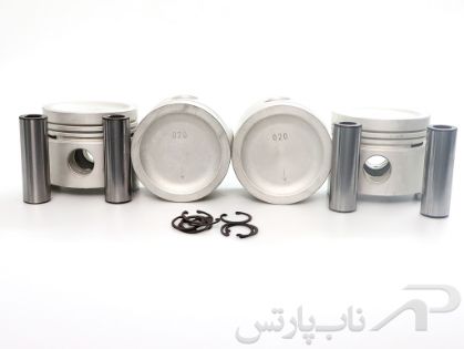تصویر  پیستون LC سایز 0.20 با خار و گژن پین آردی RD (چهارعددی) برند عظام