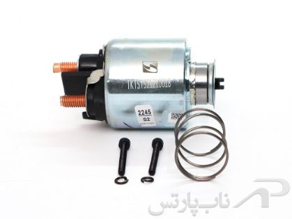 تصویر  اتوماتیک (سلونویید) استارت استام صنعت پژو 206 تیپ 6 طرح جدید (دو پیچ) برند عظام