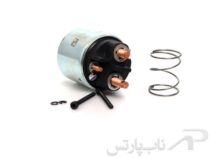 تصویر  اتوماتیک (سلونویید) استارت موتور XU7P / XU7 پژو پارس طرح جدید (دو پیچ) برند عظام
