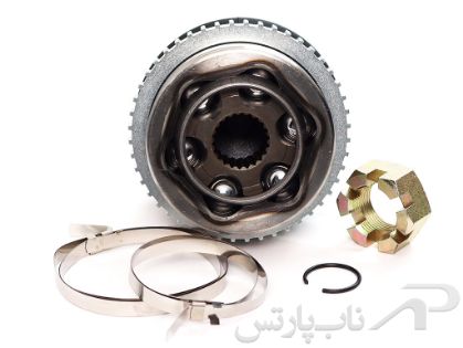 تصویر  سرچرخ (سر پلوس) با چرخدنده ABS (ای بی اس) پژو 206 صندوقدار موتور TU5 برند عظام
