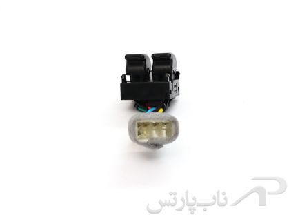 تصویر  کلید شیشه بالابر چپ (راننده) دو پل پراید برند کروز