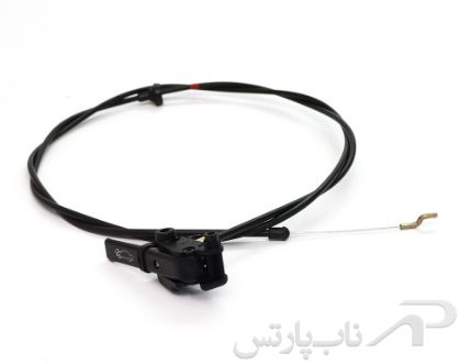 تصویر  کابل (سیم) و دستگیره رهاکننده درب موتور سمند (گردگیر کوچک) برند کابل خودرو