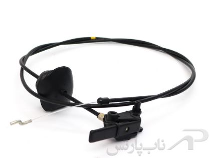تصویر  کابل (سیم) و دستگیره رهاکننده درب موتور (گردگیر بزرگ) پژو 405 برند کابل خودرو