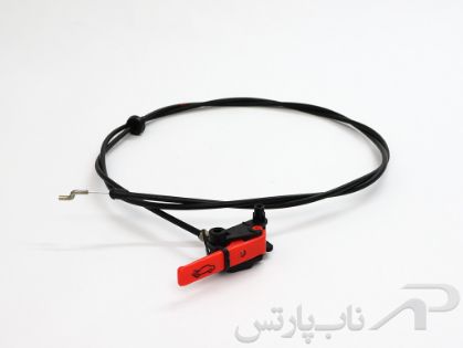 تصویر  کابل (سیم) و دستگیره رهاکننده درب موتور دنا پلاس برند کابل خودرو