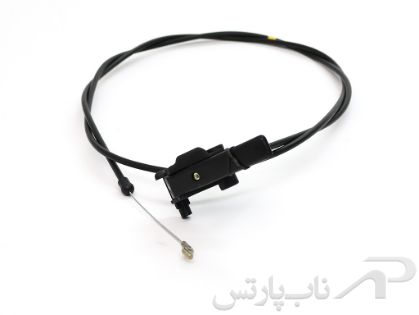 تصویر  کابل (سیم) و دستگیره رهاکننده درب موتور پژو 405 (بدون گردگیر) برند کابل خودرو