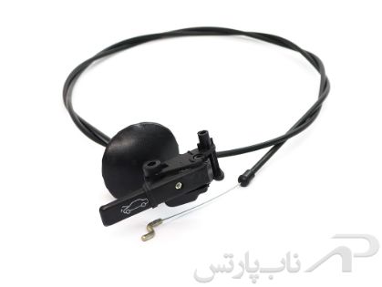 تصویر  کابل (سیم) و دستگیره رهاکننده درب موتور (گردگیر بزرگ) سمند برند کابل خودرو