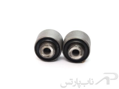 تصویر  بوش پایه کمک فنر عقب (قرقره ای) فلزی پراید (دو عددی) برند امیرنیا