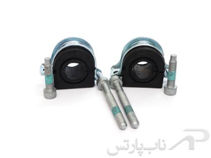 تصویر  لاستیک چاکدار ژله ای با پک پیچ و بست میل موجگیر بلند دنا (دو عددی) برند امیرنیا