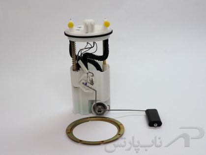 تصویر  پمپ بنزین (سوخت) باک فلزی با هد پلیمری تیبا برند ماد پارت