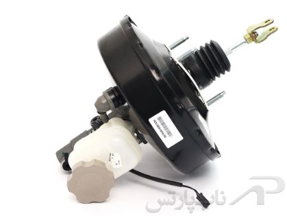 تصویر  بوستر و پمپ ترمز کامل پراید 151 ABSدار طرح جدید برند کروز