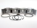 تصویر  پیستون سایز استاندارد با خار و گژن پین و رینگ TP روآ (چهارعددی) برند عظام