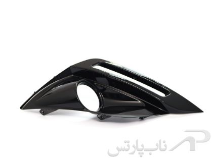 تصویر  قاب دور چراغ مه شکن روی سپر جلو چپ مشکی 9984 تارا برند کروز