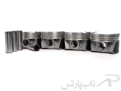 تصویر  پیستون سایز استاندارد با گژن پین رانا پلاس موتور TU5P (چهارعددی) برند عظام
