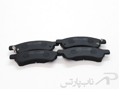 تصویر  لنت ترمز دیسکی جلو تیبا طرح قدیم برند عظام
