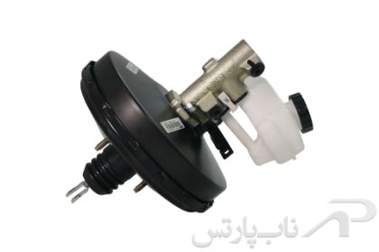 تصویر  بوستر کامل 9 اینچ با پمپ (سیلندر) ترمز ABS (ای بی اس) پژو پارس برند آذین تنه