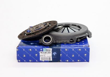 تصویر  دیسک و صفحه کلاچ (کیت کلاچ) پری دمپر (4 فنر دوبل) پژو 405 موتور TU5 کد 0670301199 برند ایساکو