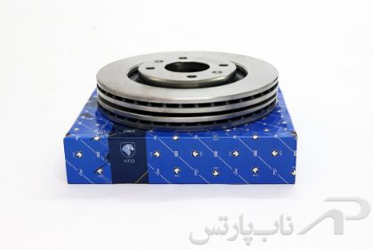 تصویر  دیسک ترمز چرخ جلو پژو 405 (دو عددی) کد 0670202999 برند ایساکو