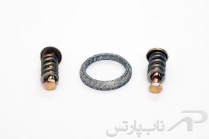 تصویر  واشر گلویی کامل (کیت لوازم نگهدارنده) لوله اگزوز موتور EF7 سورن کد 1631800699 برند ایساکو