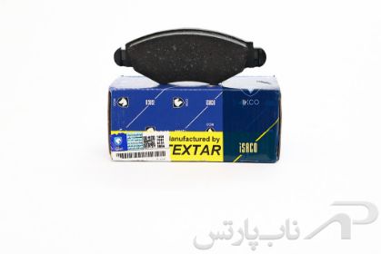 تصویر  لنت ترمز دیسکی جلو تکستار موتور TU3 پژو 206 تیپ 2 کد 1620102127 برند ایساکو
