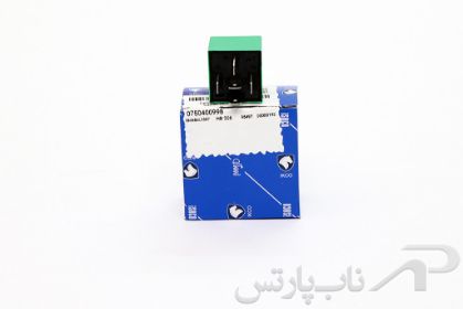 تصویر  رله فن رادیاتور 40/38 آمپر پنج پایه سبز پژو 206 کد 0750400998 برند ایساکو