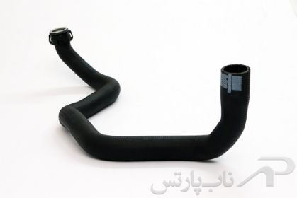 تصویر  شیلنگ خروجی (پایین) کلیپس‌دار آب از رادیاتور موتور XU7 / XU7P پژو پارس کد 1080303899 برند ایساکو