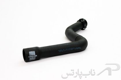 تصویر  شیلنگ ورودی (بالا) کلیپس‌دار آب به رادیاتور موتور XU7 سمند کد 1080305599 برند ایساکو