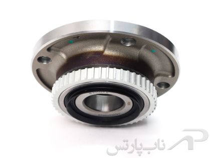 تصویر  توپی و بلبرینگ دو ردیفه چرخ عقب پژو 405 طرح ABS (ای بی اس) کد 446451 برند پایا صنعت نهاد