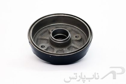 تصویر  کاسه چرخ عقب پراید طرح قدیم (بلبرینگ کوچک) برند قطعات محوری خراسان