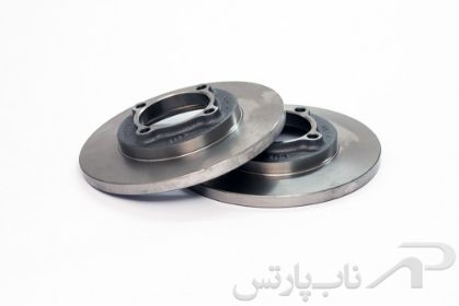 تصویر  دیسک ترمز چرخ جلو پراید (دو عددی) برند عظام