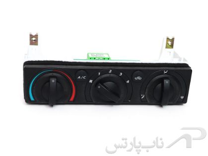 تصویر  کنترل پنل (کلیدهای بخاری و کولر) دوسوکت روتاری طرح ساندن (نیم دایره) پژو 405 برند ساندن