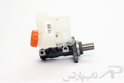 تصویر  پمپ ترمز (مستر سیلندر) با منبع روغن و اورینگ بوستر مدل AM پژو 405 برند کروز