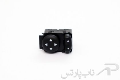 تصویر  کلیدهای کنترل آینه برقی با نور سفید پژو پارس برند کروز