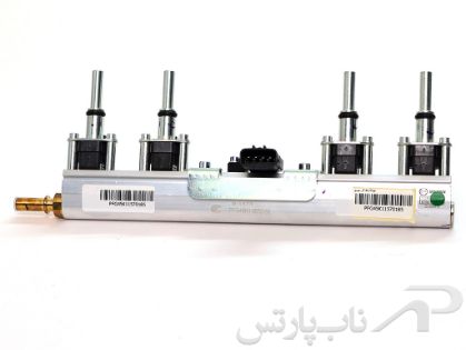 تصویر  ریل سوخت گاز با انژکتور موتور XU7P آریسان 2 دوگانه‌سوز برند کروز