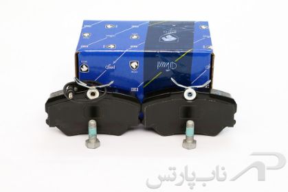تصویر  لنت ترمز جلو پژو پارس مدل کالیپر 54 میلی‌متری (کوچک) کد 1620100799 برند ایساکو